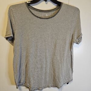 SO Juniors Size XL Striped Favorite Tee